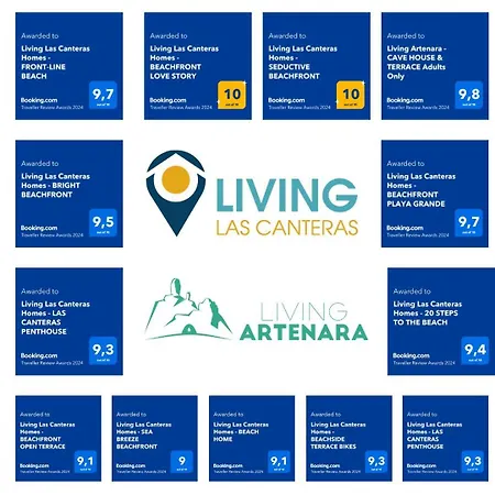 Living Canteras Homes - Stylish Beachfront 아파트